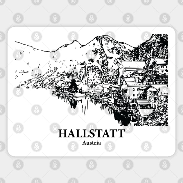 Hallstatt - Austria Magnet by Lakeric